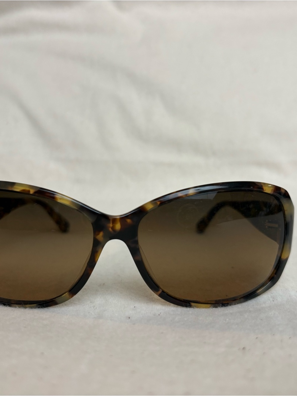 Maui Jim Mj295-10 Women's Tortoiseshell Sunglasses Bronze Lenses Wrap Tokyo Y2K